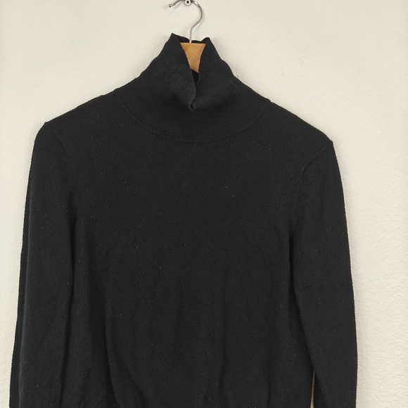 AYR Hi T Turtleneck Long Sleeve Sweater In Black Size Small Women's - Picture 4 of 10
